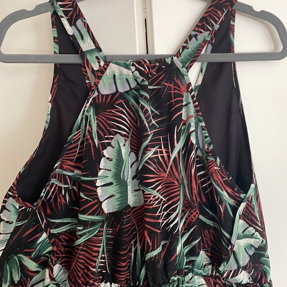 Silk Madewell palm print dress - Picture 5 of 5